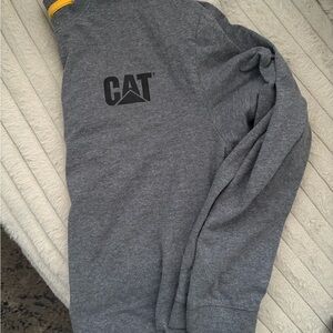 Caterpillar Dark Gray Long Sleeve Men's Tee